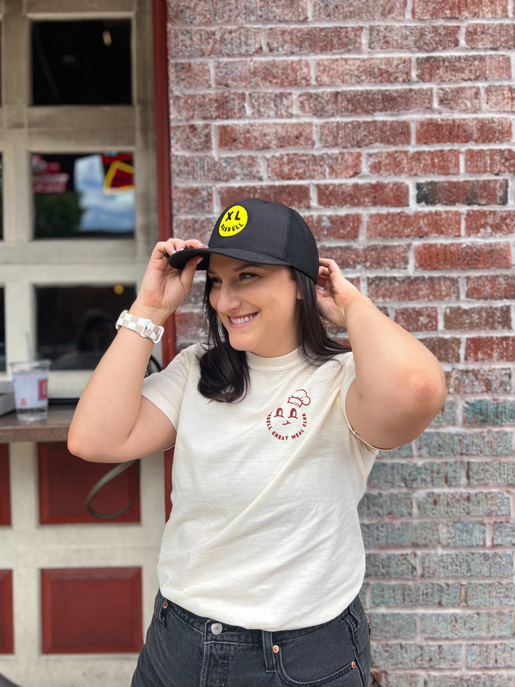 Smiley Face Trucker Hat