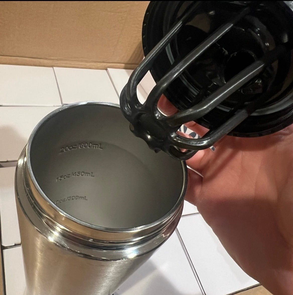 Stainless Steel Shaker Bottle